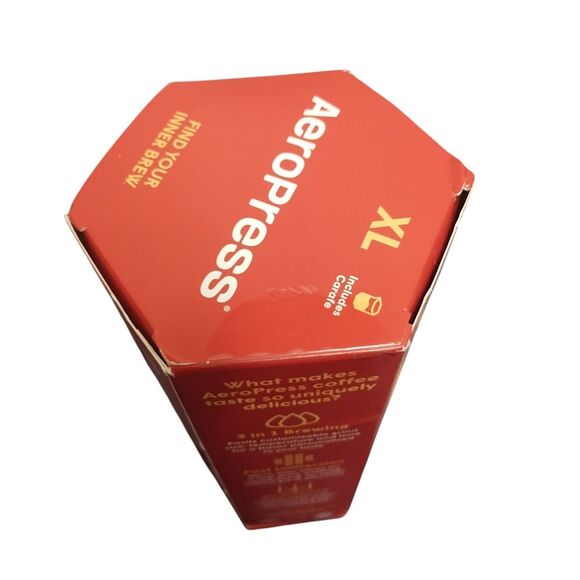 AEROPRESS XL COFFEE PRESS 3 N 1 BREW FRENCH PRESS POUR OVER ESPRESS, New - Picture 10 of 11